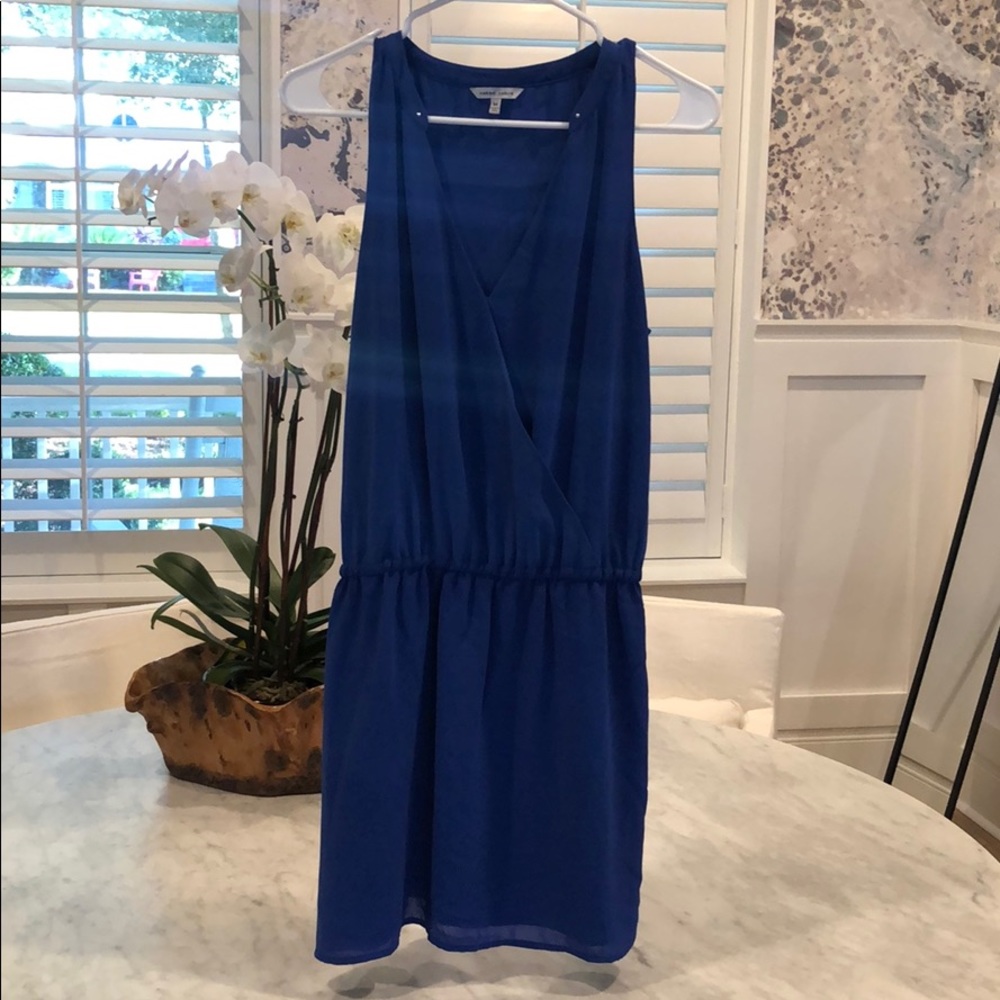 Royal blue cinched waist dress!